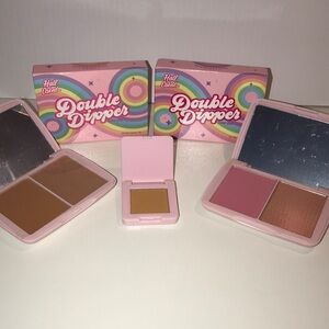 Half Caked double dipper lot of 3 color duo and bronzer NEW